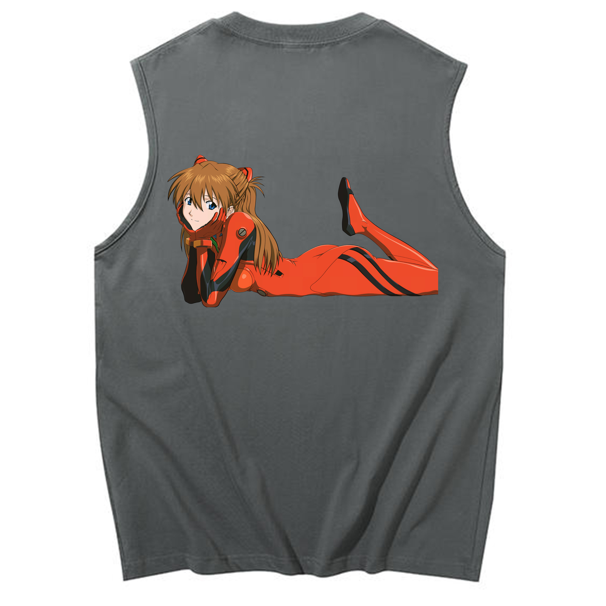 （画像用） EVA 新世紀エヴァンゲリオン コットン100％タンクトップ（背面プリント）